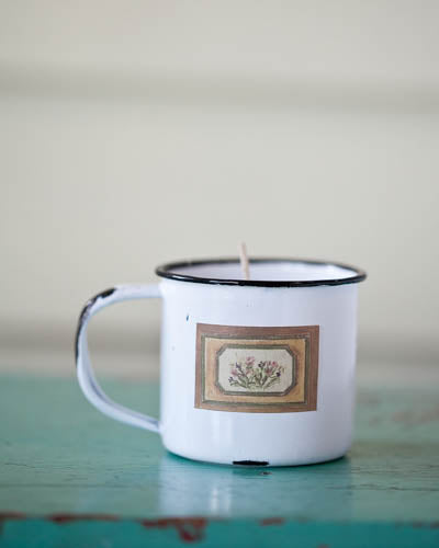 Soy Enamelware Cup 5oz. - Big Sky